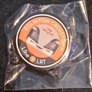 TTC LRT EGLINTON LINE 5 Enamel  PIN